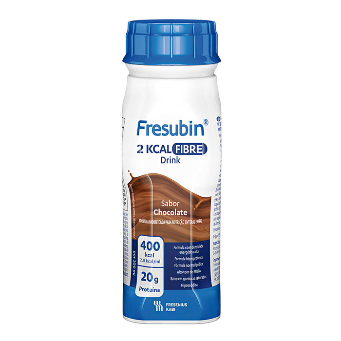 Fresubin 2 Kcal Fibre Drink Chocolate 200ml - Fresenius Kabi