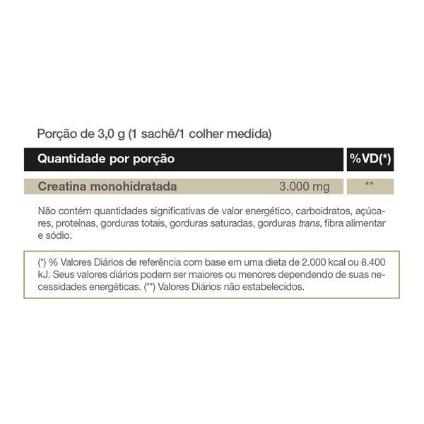 Creafort 300g - Vitafor tabela nutricional