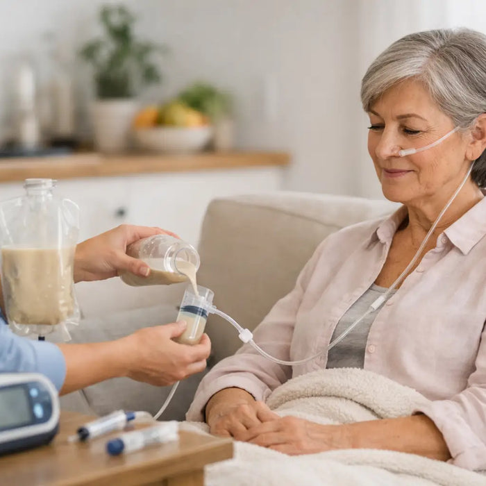 Como administrar dieta enteral em casa com segurança