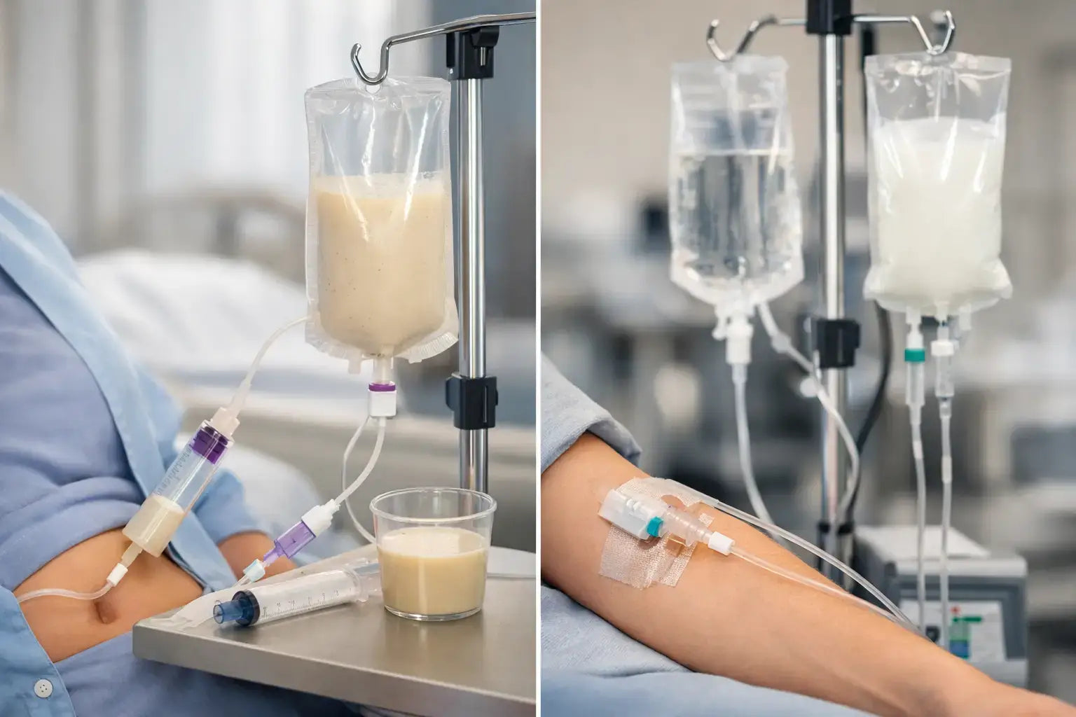 Diferença entre nutrição enteral e parenteral