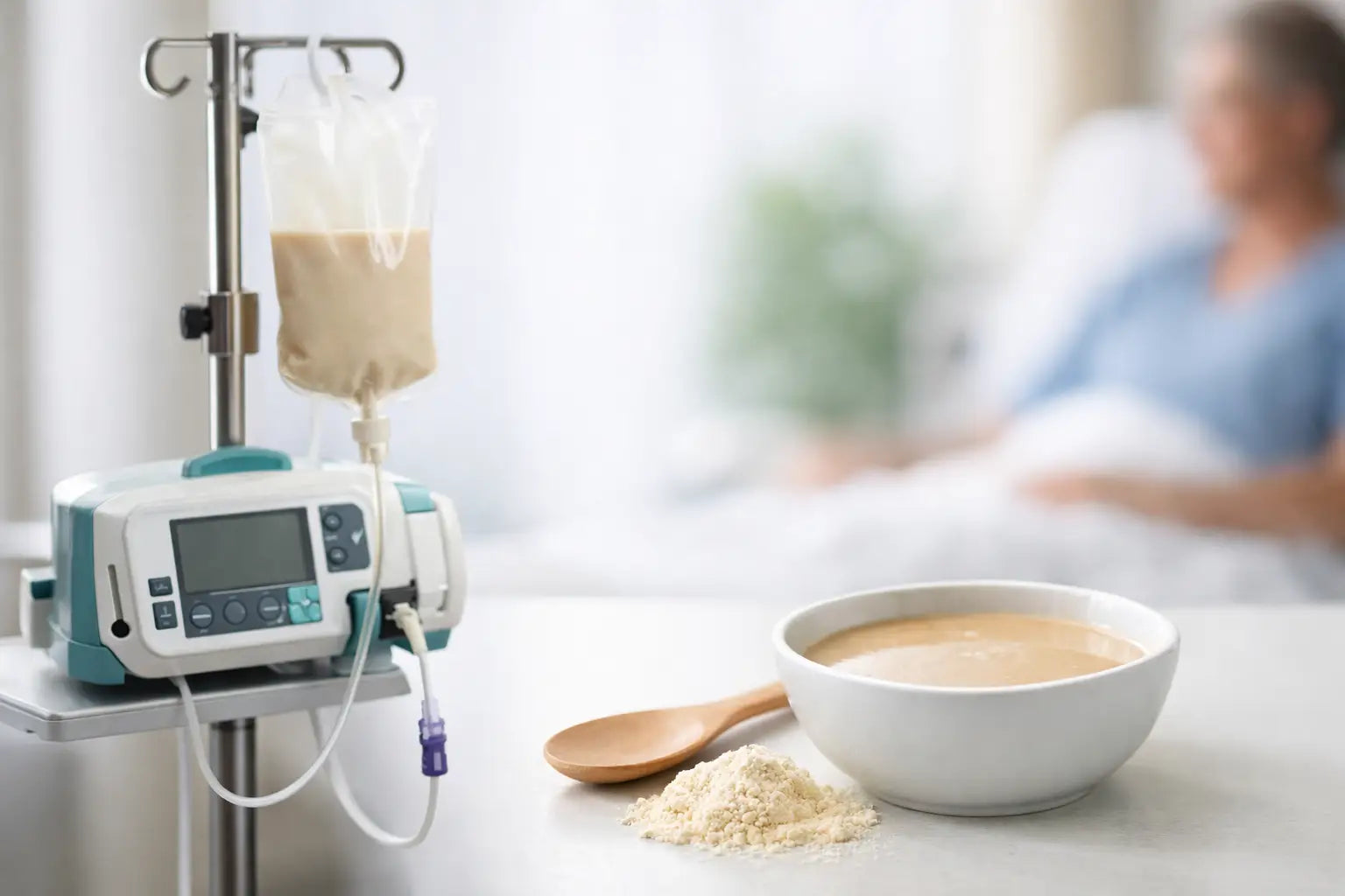 Bomba de infusão para dieta enteral vale a pena?