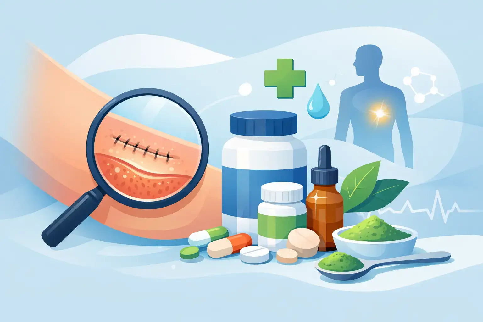 Suplemento nutricional para cicatrização funciona?