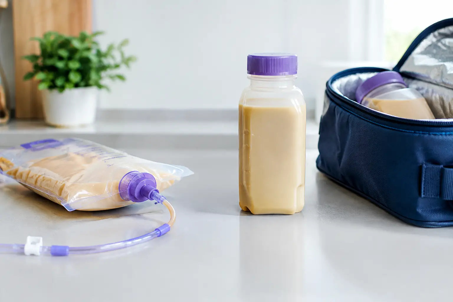 Como armazenar dieta enteral aberta com segurança
