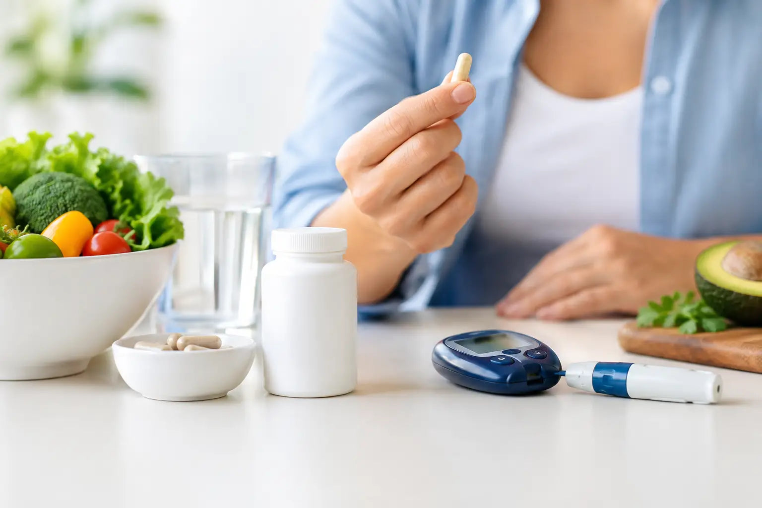 Avaliação de suplemento para diabetes na prática