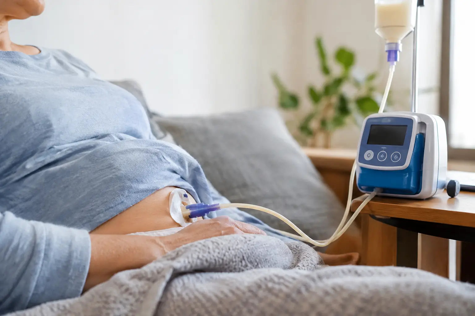 Bomba enteral: como usar com segurança em casa