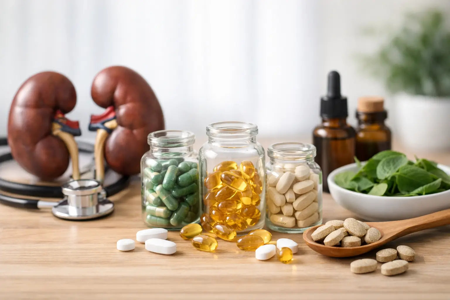 Como escolher suplementos para saúde renal