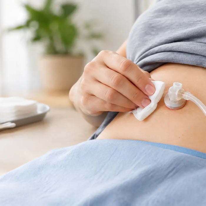 Higiene da sonda de gastrostomia no dia a dia