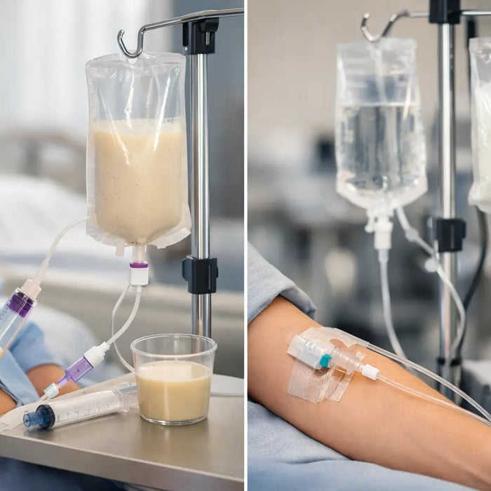 Diferença entre nutrição enteral e parenteral