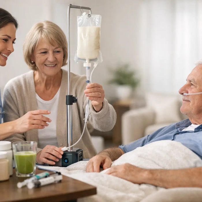 Nutrição domiciliar com segurança e orientação