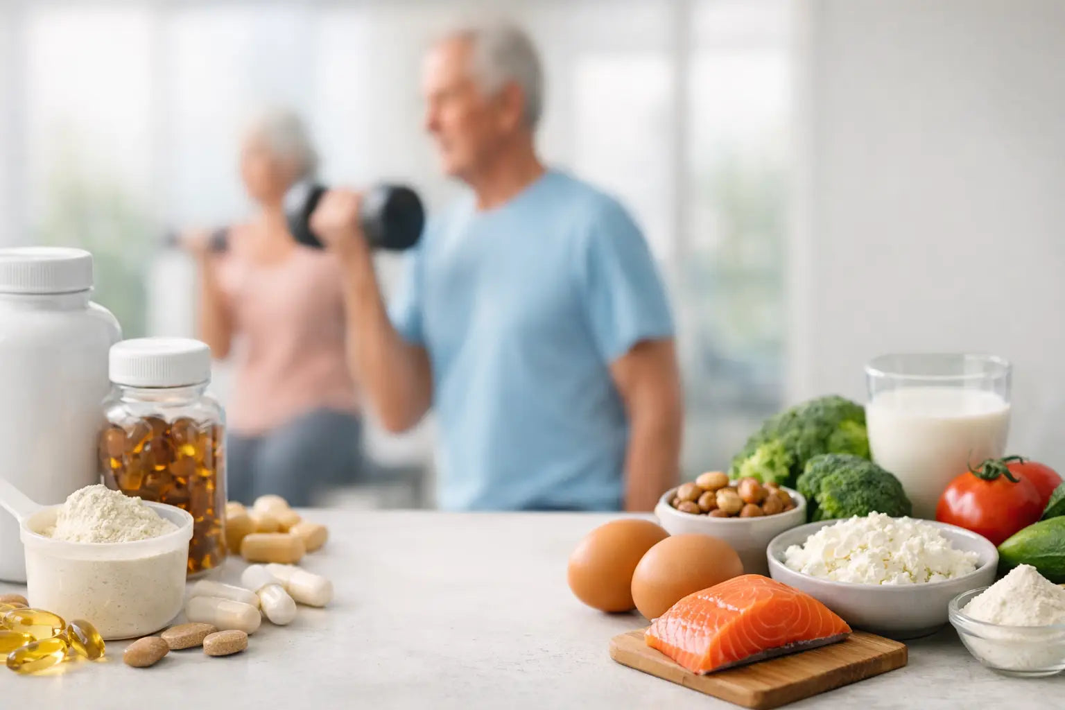 Guia de suplementos para sarcopenia na prática