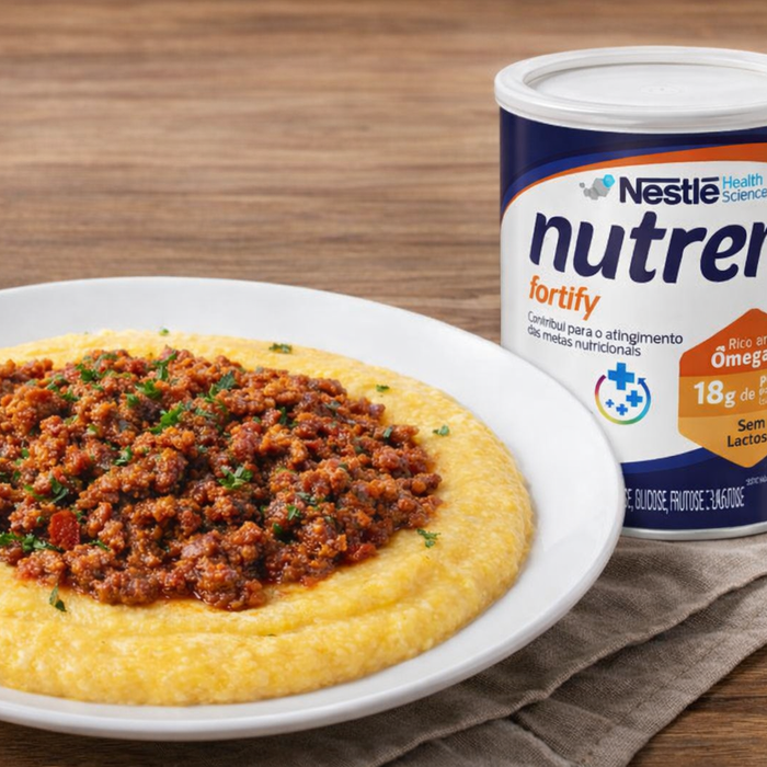 Polenta Cremosa com Nutren Fortify
