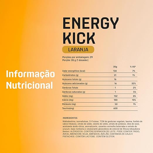 Energy Kick Laranja 1kg - DUX Nutrition
