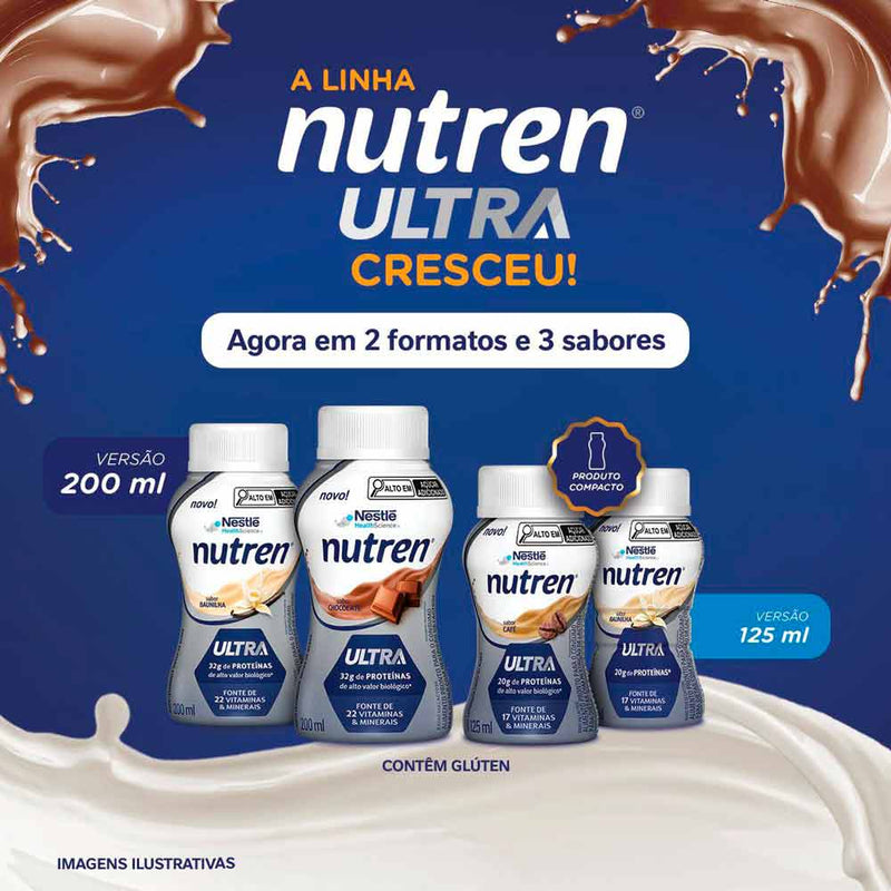 Alimento pronto para consumo Nutren Ultra Chocolate 200ml