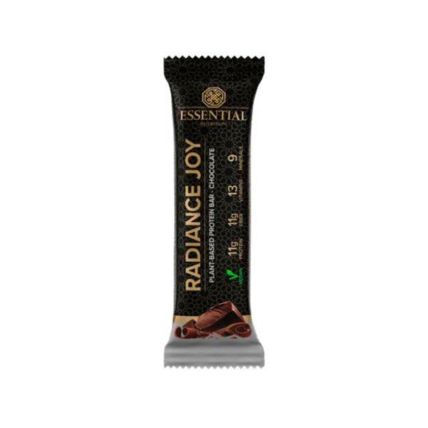 Barra de Proteína Radiance Joy Chocolate Vegan 50g - Essential Nutri