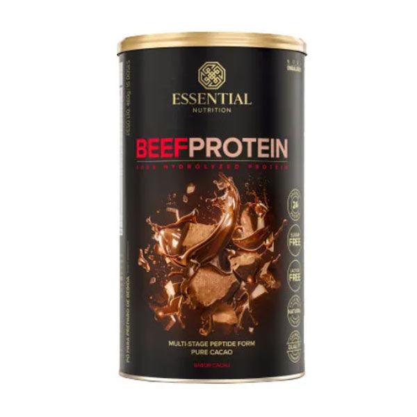 Beef Protein Pure Cacao Lata 480g - Essential Nutrition