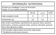 tabela nutricional Biosen Espessante 400gr - Organutri