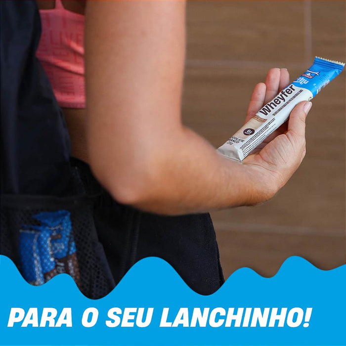 barrinha de proteina chocowafer chocolate branco mais mu