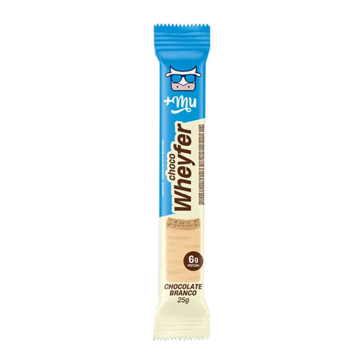 barrinha de proteina chocowafer chocolate branco mais mu