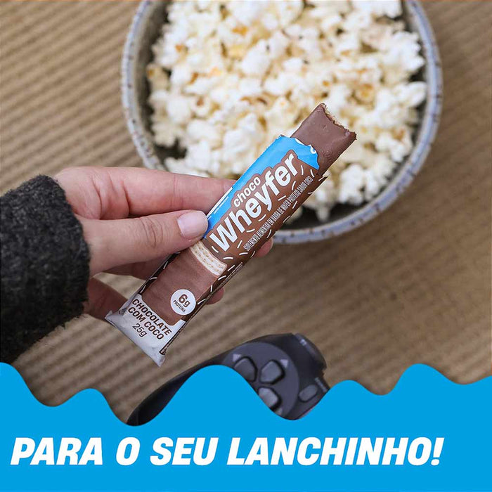 Chocowheyfer Chocolate com Coco 25g - +Mu