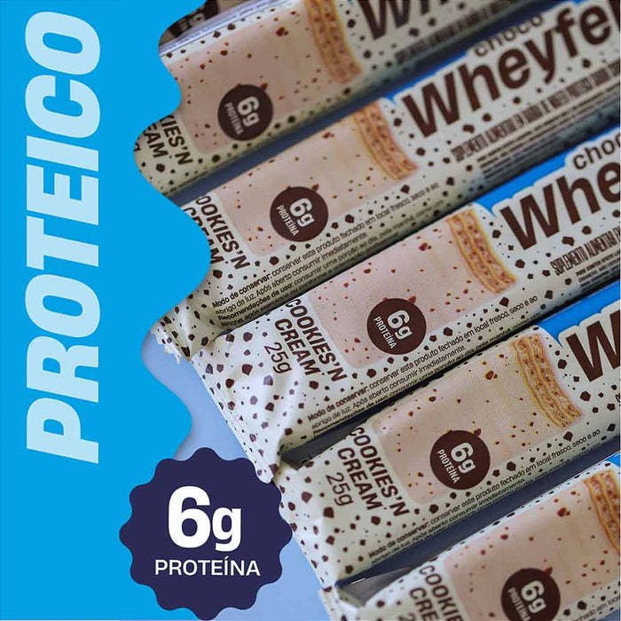 barrinha de proteina chocowheyfer cookies mais mu