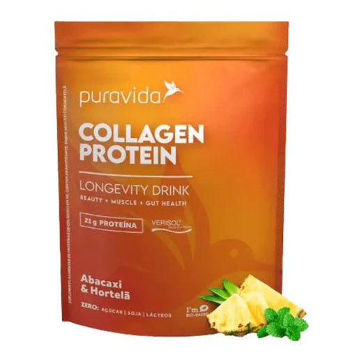 Collagen Protein Abacaxi 450g - Puravida