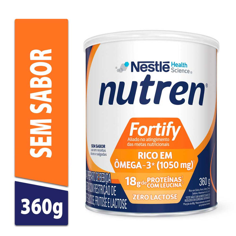 Complemento Alimentar Nutren Fortify Sem Sabor 360g