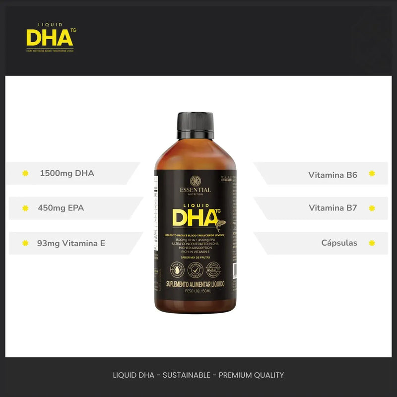 Liquid DHA TG 150ml da Essential Nutrition