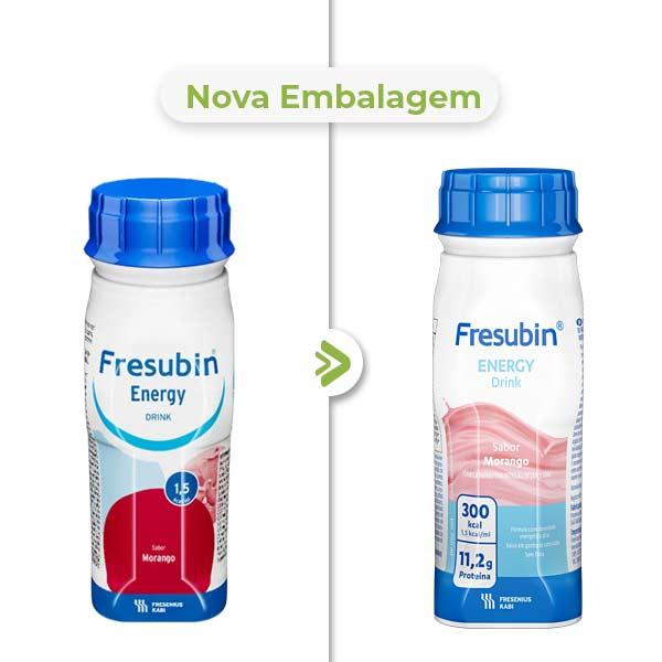 Fresubin Energy Drink Morango 200ml - Fresenius Kabi