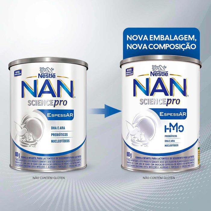 Nan Science Pro Espessar HMO 800g Fórmula Infantil - Nestlé