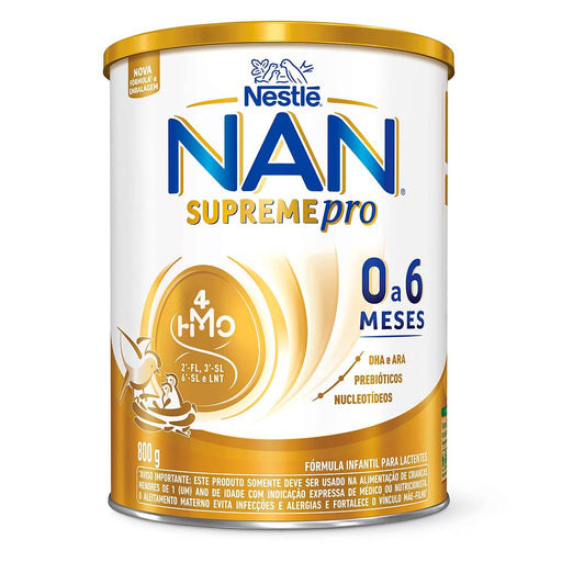 Nan Supreme Pro 0 a 6 meses Fórmula Infantil 800g - Nestlé