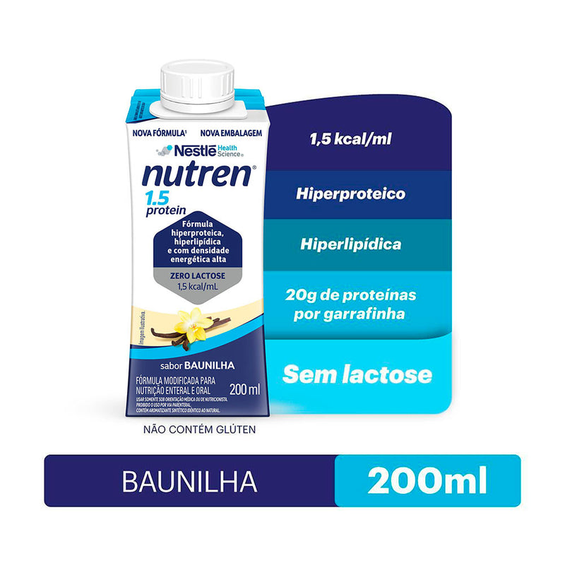 Nutren 1.5 Protein Baunilha 200ml - Nestlé