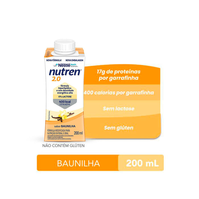 Nutren 2.0 Baunilha 200ml - Nestlé