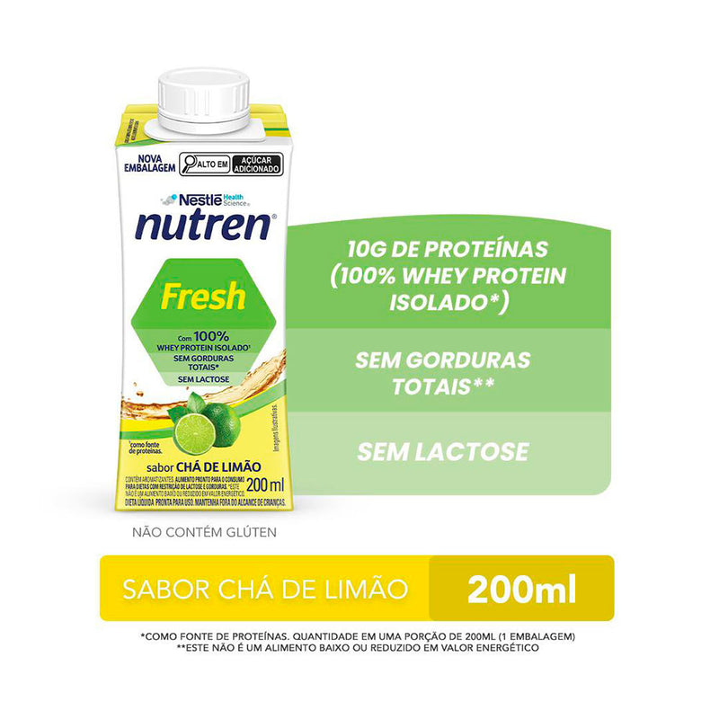 Nutren Fresh Sabor Cha de Limao 200ml - Nestlé
