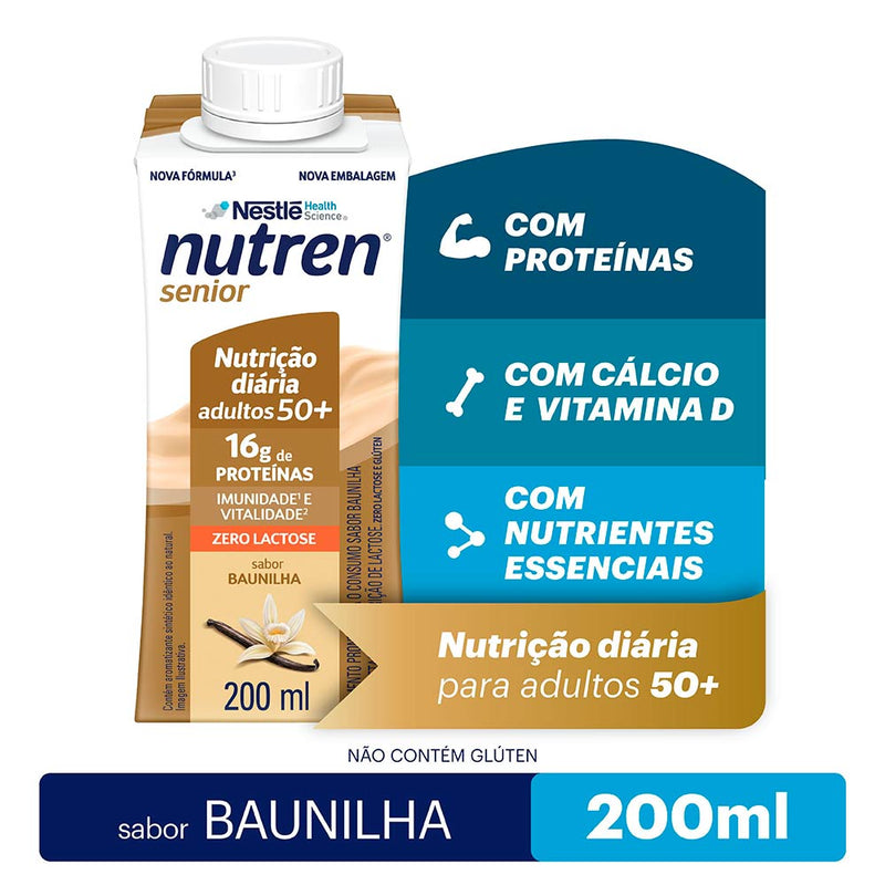beneficios nutren senior baunilha 200ml