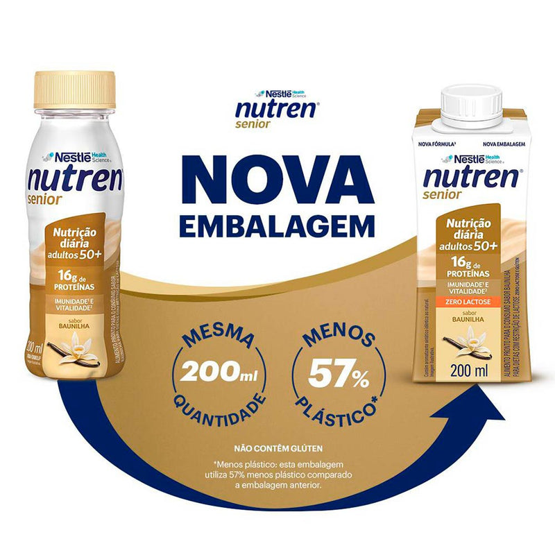nova embalagem  nutren senior baunilha 200ml