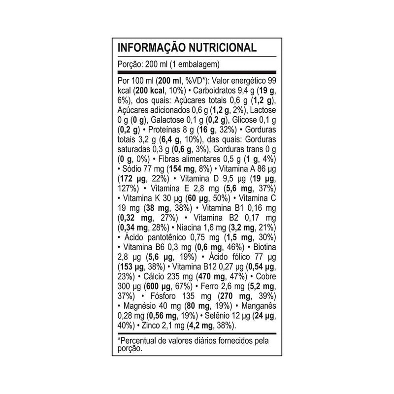tabela nutricional nutren senior mix de frutas 200ml nestlé