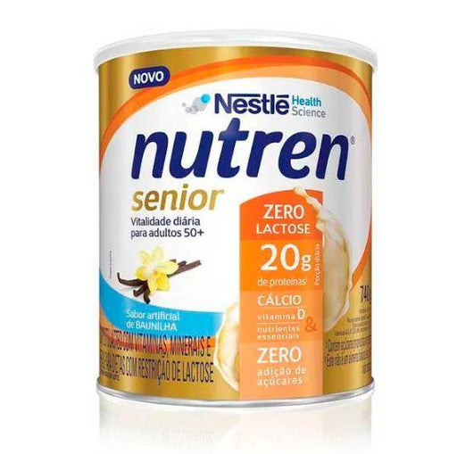 Nutren Senior Zero Lactose Baunilha 740g - Nestlé