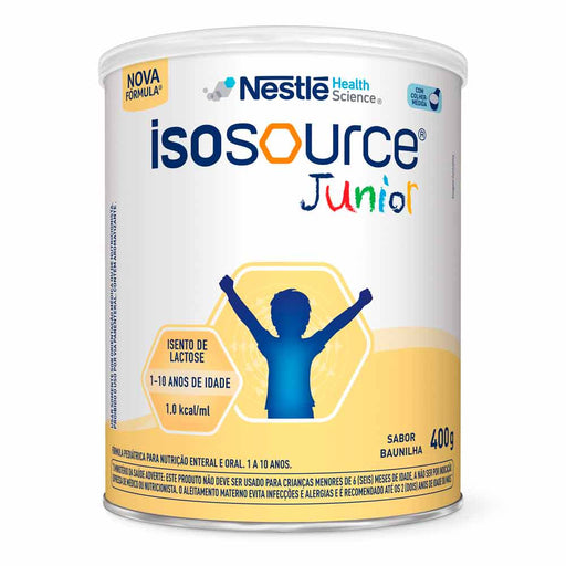 Nutrição Enteral Isosource Junior Baunilha 400g