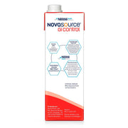 verso da embalagem Nutrição Enteral e Oral Novasource GI Control Baunilha 1L