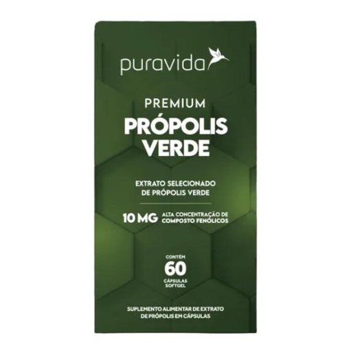 Premium Própolis 60 Cápsulas - Puravida