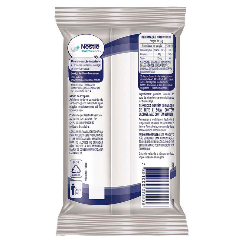 Suplemento Alimentar Nutren Just Protein 15g ingredientes