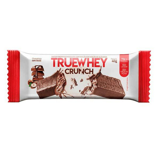 Wafer Proteico True Whey Crunch Sabor Chocolate com Avelã 40g - True Source