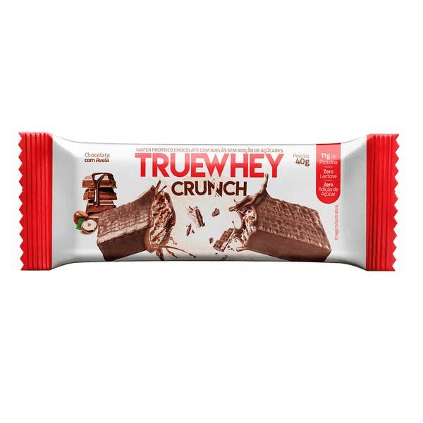 Wafer Proteico True Whey Crunch Sabor Chocolate com Avelã 40g - True Source