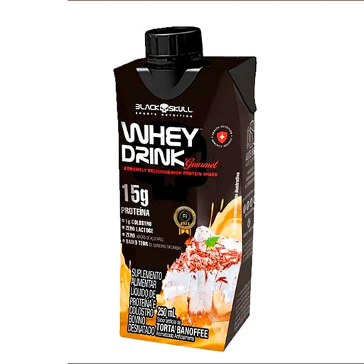 Bebida Whey Gourmet Torta Banoffe 250ml - Blackskull