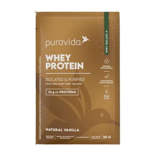 Whey Protein Isolado Vanilla 30g - Puravida