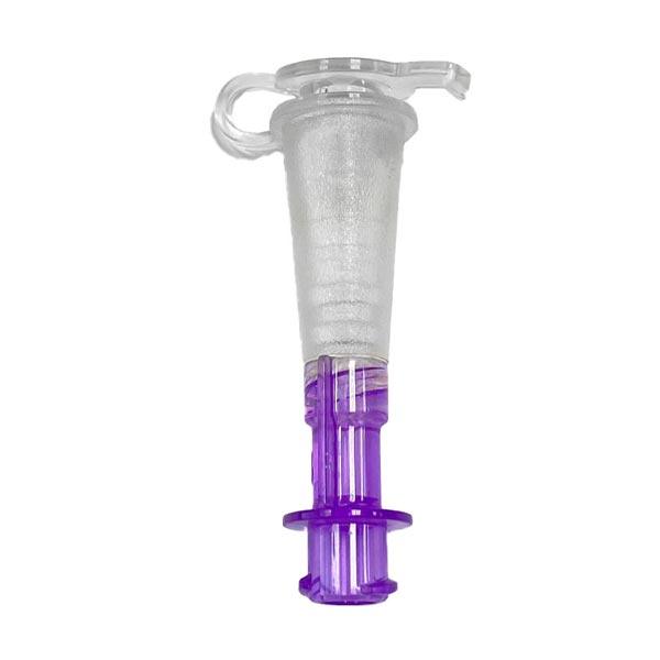 Adaptador Conector De Transição Enfit Funil Enteral Com Tampa - CG Medica