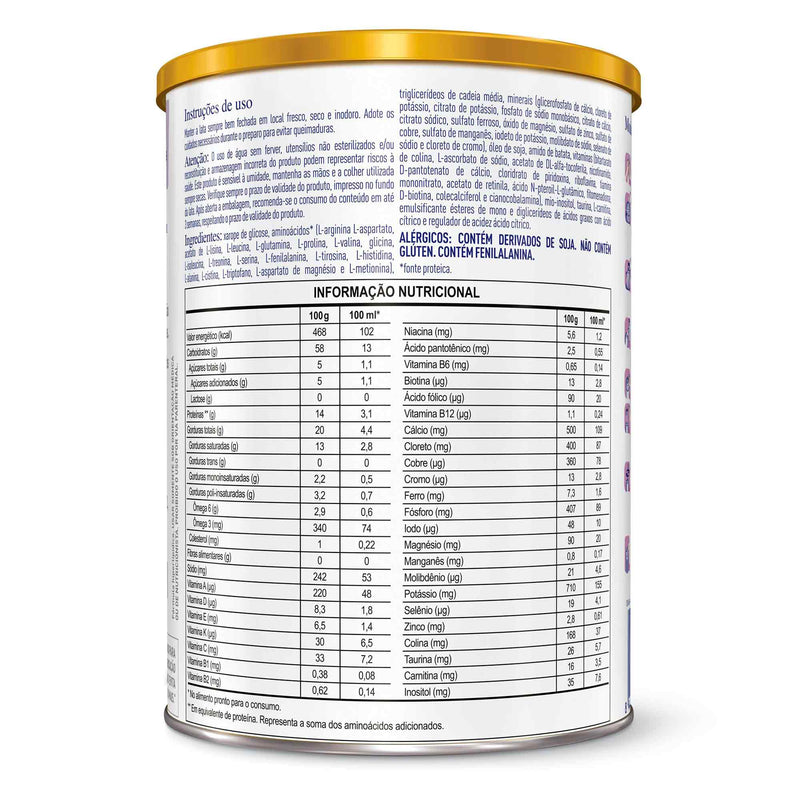 Alfa Junior Nestlé 400g – informações de alergênicos e conservação