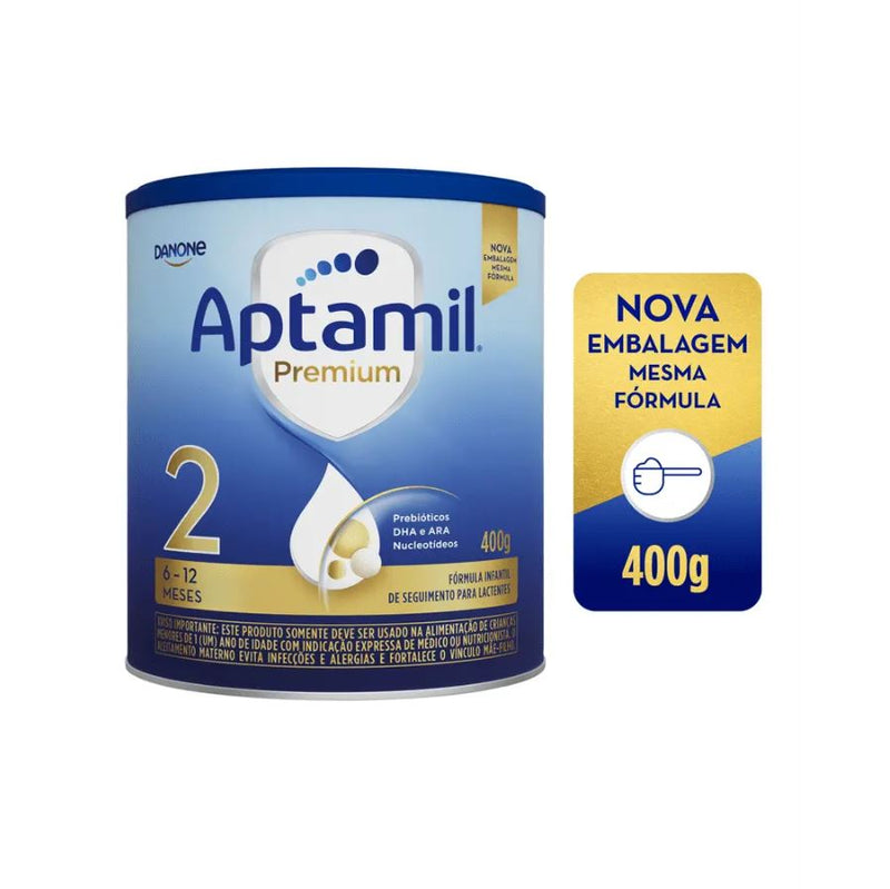 nova embalagem formula infantil aptamil premium 2 
