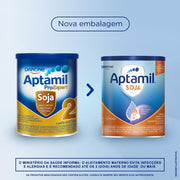 formula infantil aptamil soja 2 da danone