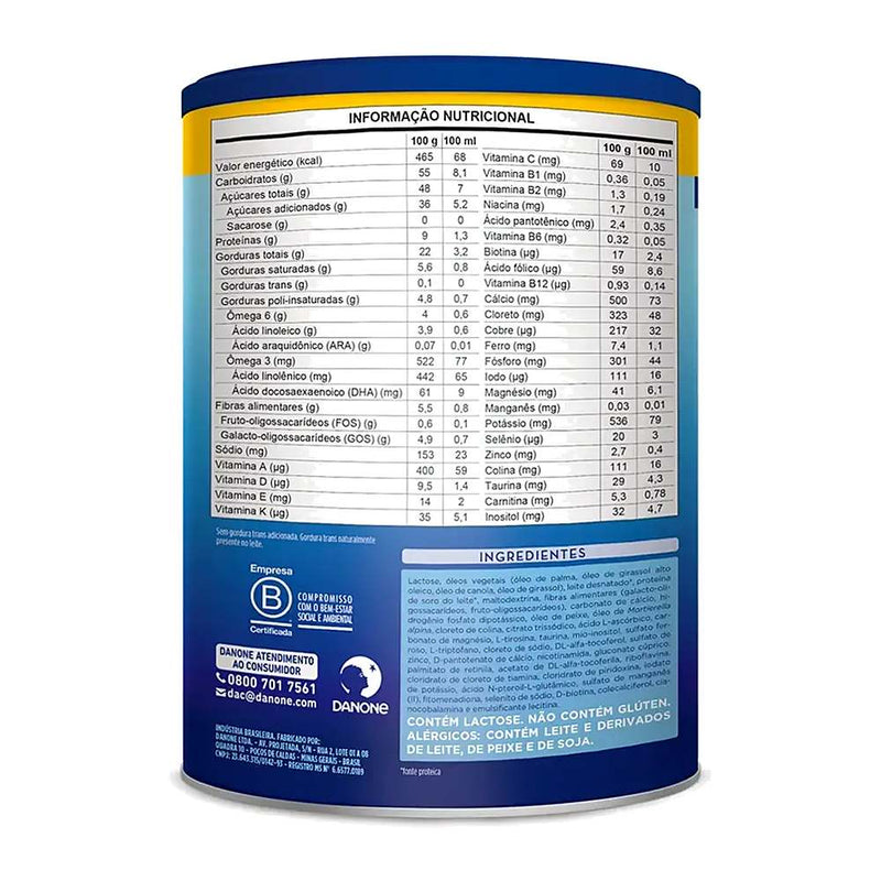 Aptanutri Premium 3 1,2kg Fórmula Infantil - Danone - tabela nutricional e ingredientes no rótulo